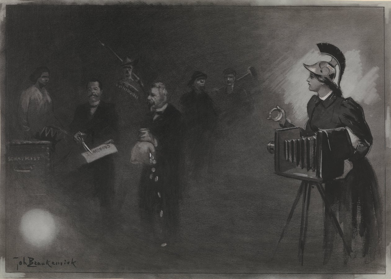 Design for Illustration in De Amsterdammer: The Throne Speech, 24 Sept. 1905 by Johan Braakensiek
