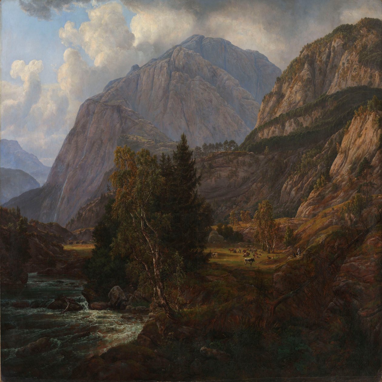 View of Fortundalen by Johan Christian Dahl
