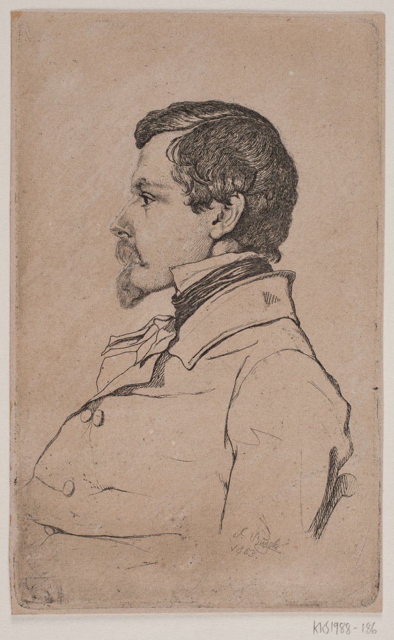 Portrait of Jacob Kornerup by Johan Frederik Busch