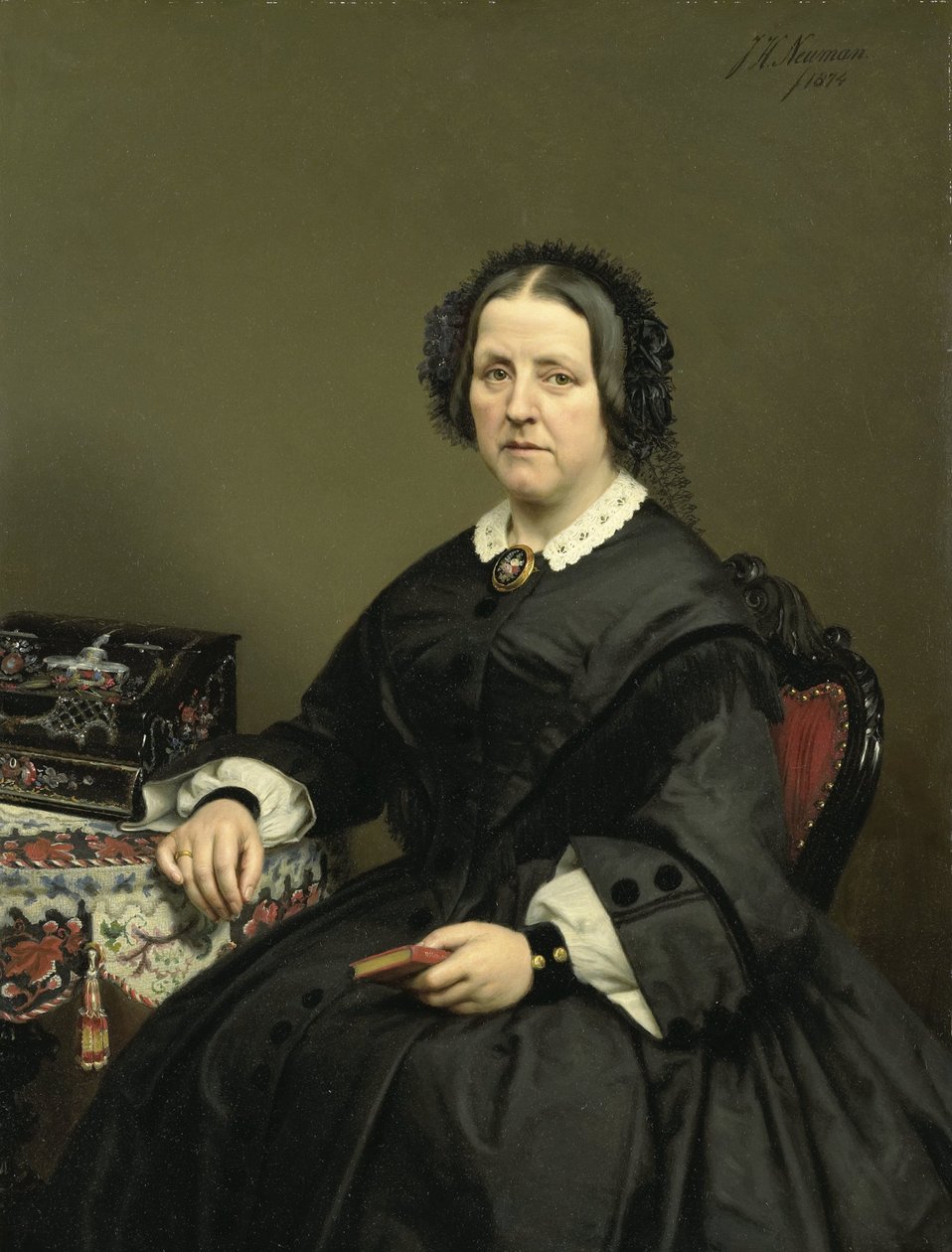 Wilhelmina Margaretha van den Bosch, Wife of Gerard Johan Verloren van Themaat by Johan Heinrich Neuman