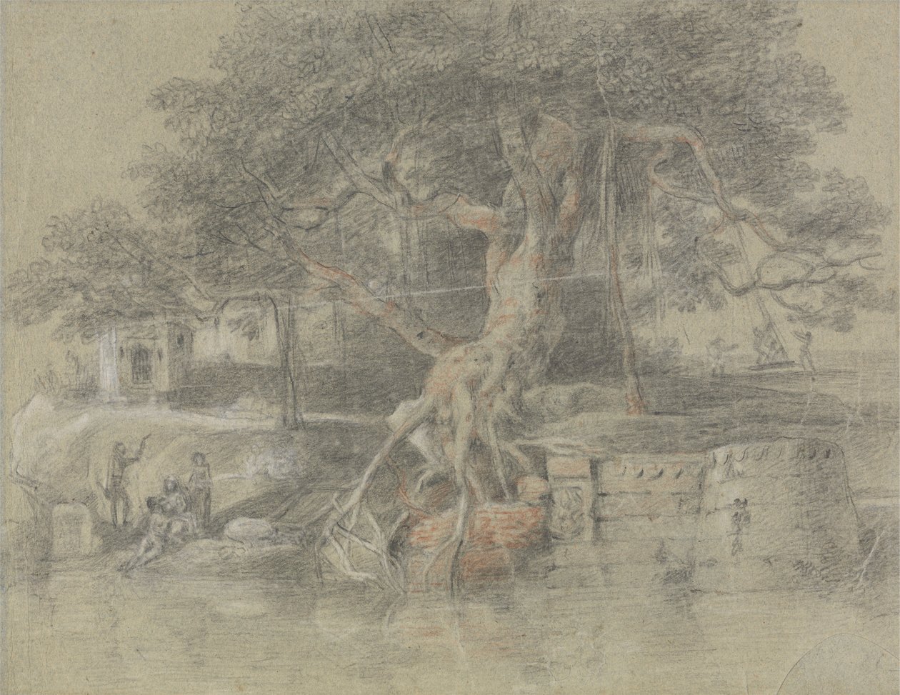 A Dying Hindu Brought to the River Ganges by Johan Joseph Zoffany