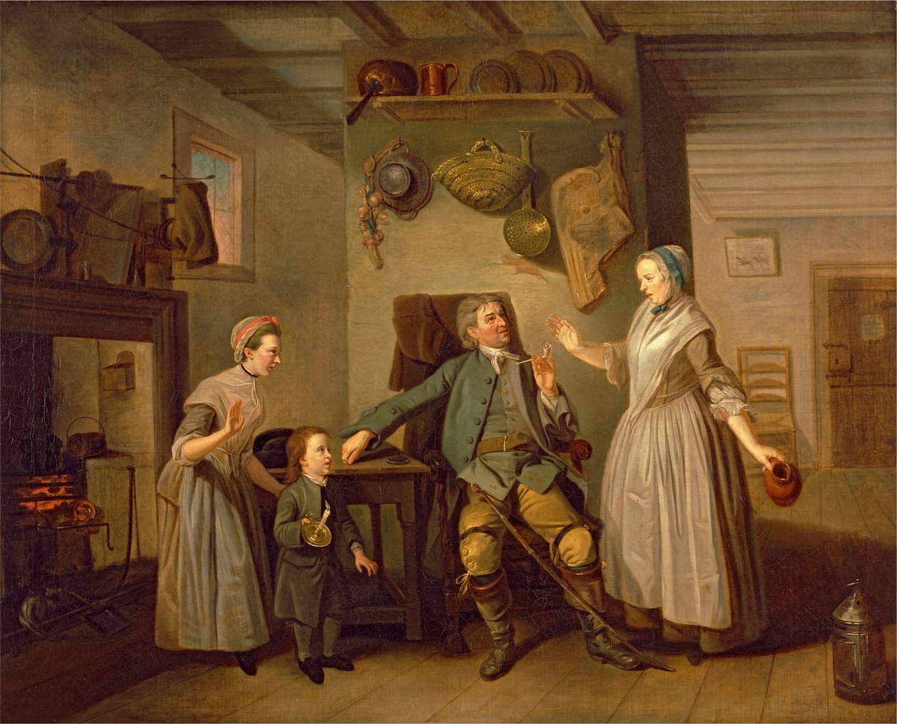 David Garrick and Mary Bradshaw in David Garrick