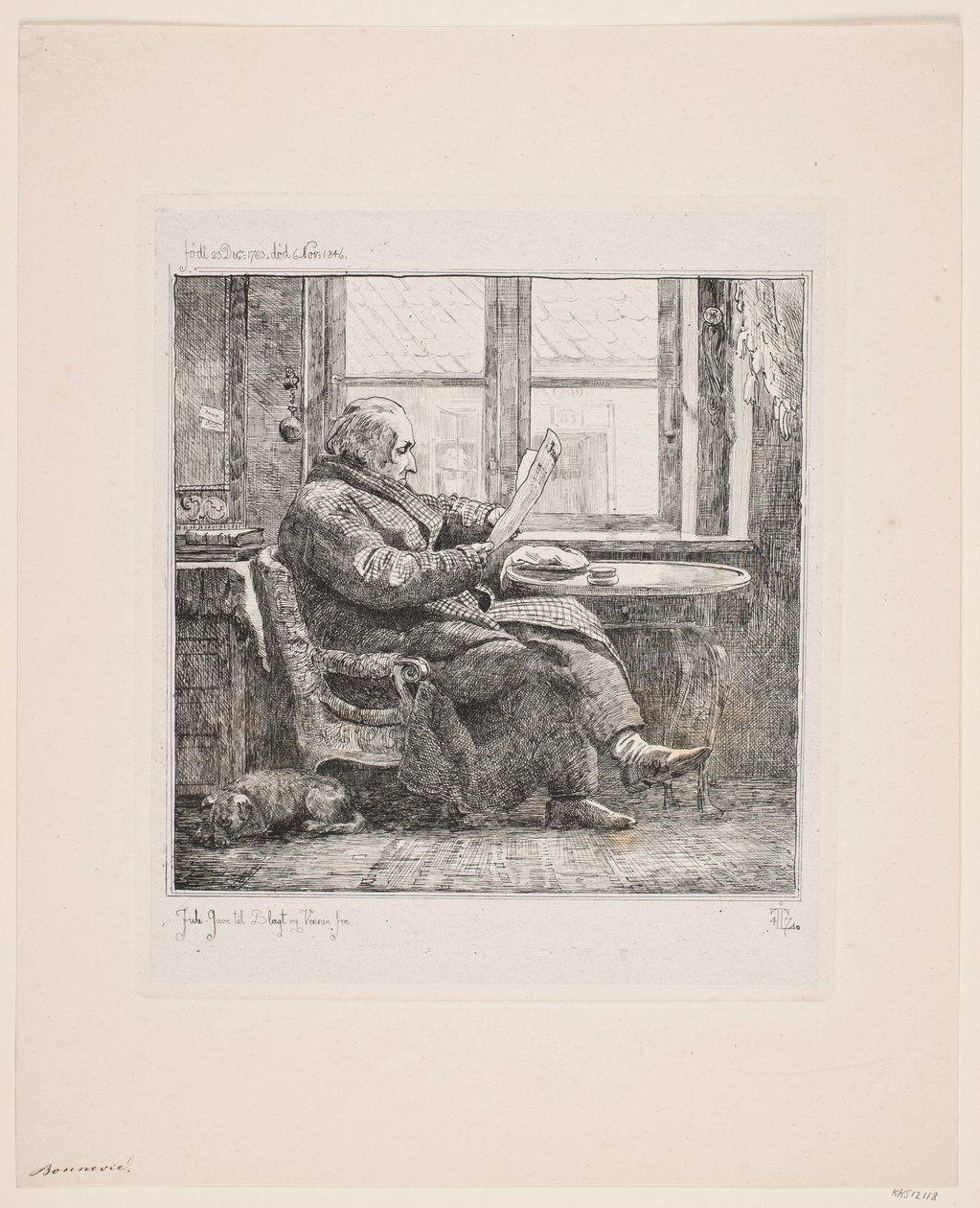 Councillor Emanuel Bonnevie by Johan Lundbye