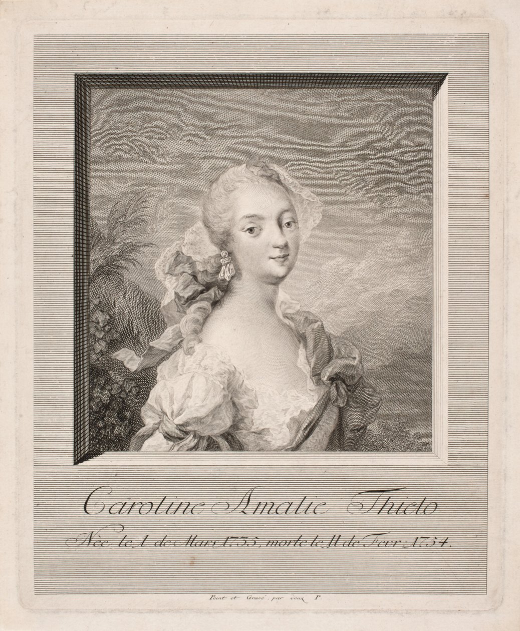 Actress Caroline Amalie Thielo by Johan Martin Preisler