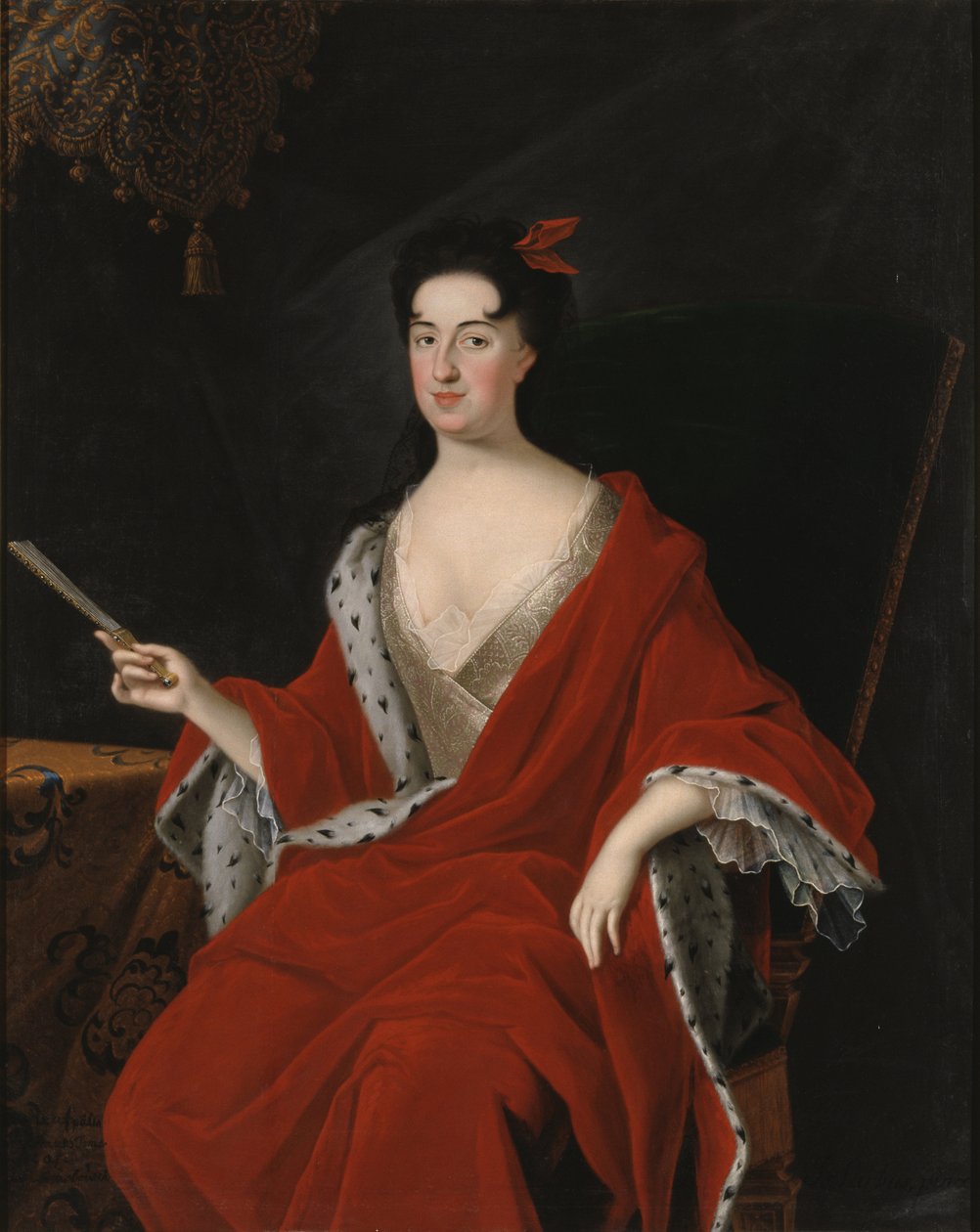 Portrait of Catherine Opalinska, Queen of Poland by Johan Starbus