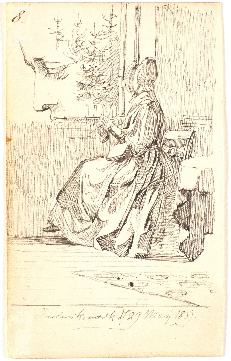 Knitting Lady (Lundbye