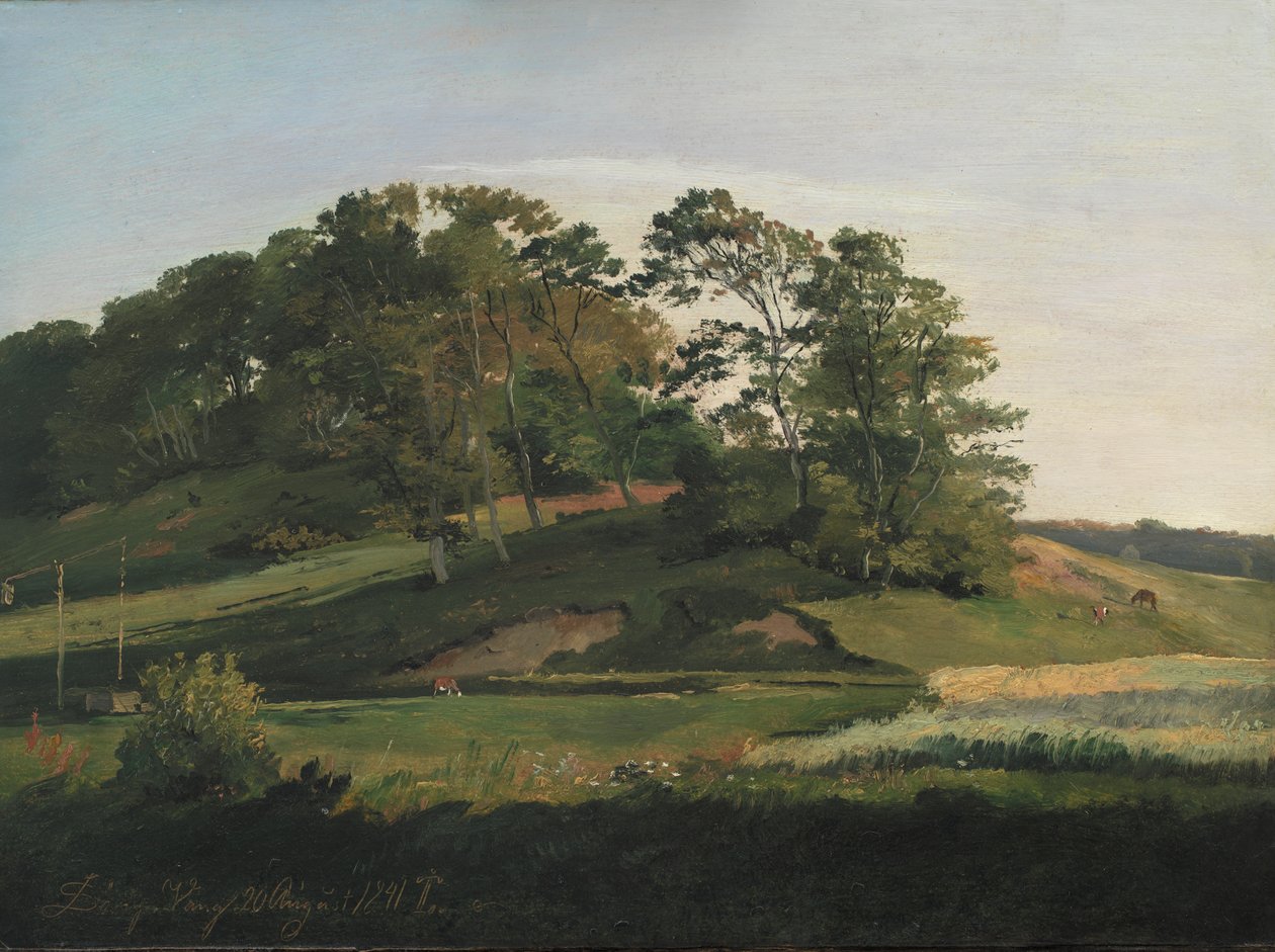 Wooded Hills at Sørupvang by Johan Thomas Lundbye