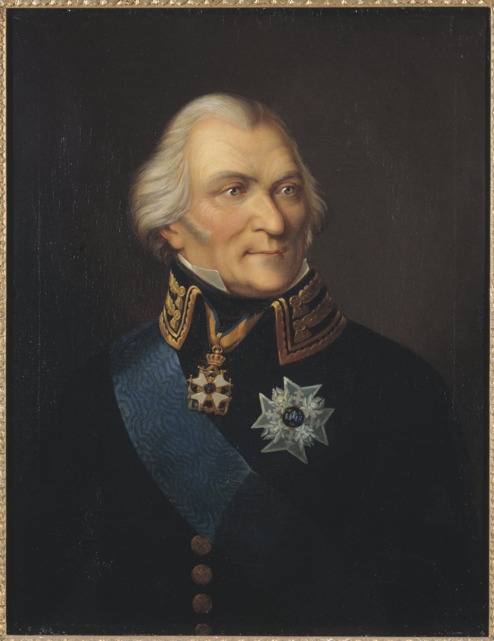 Portrait of Count Johan Christopher von Toll by Johan Way