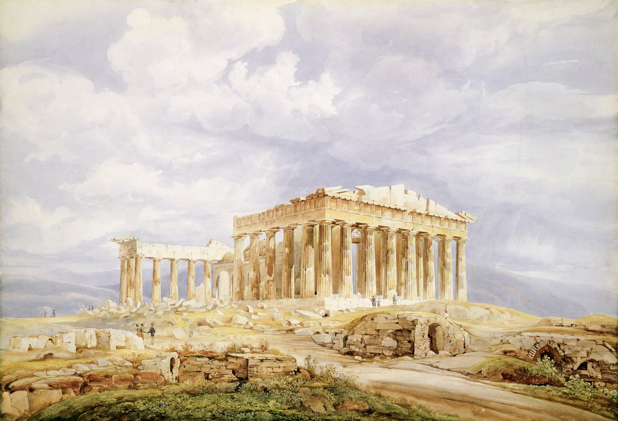 The Parthenon, Athens by Johan Wolfensberger