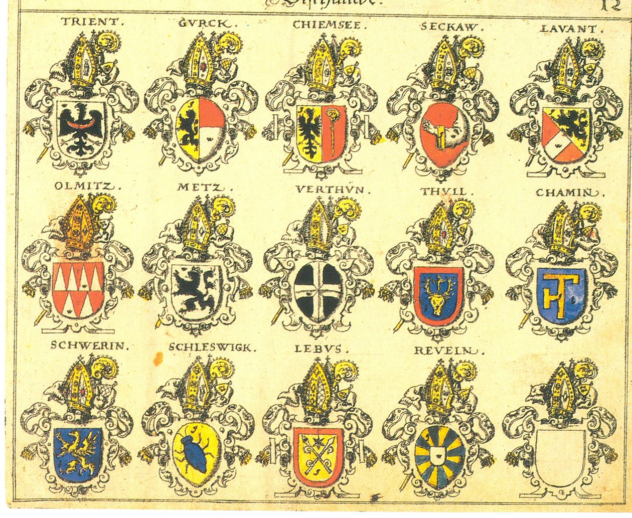 Coat of Arms of Verdun Diocese by Johann Siebmacher