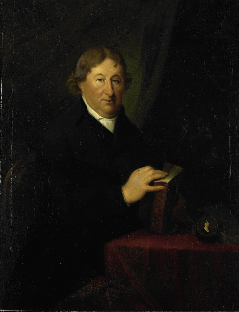 Portrait of Gerrit van der Pot by Johann-Bernhard Scheffer