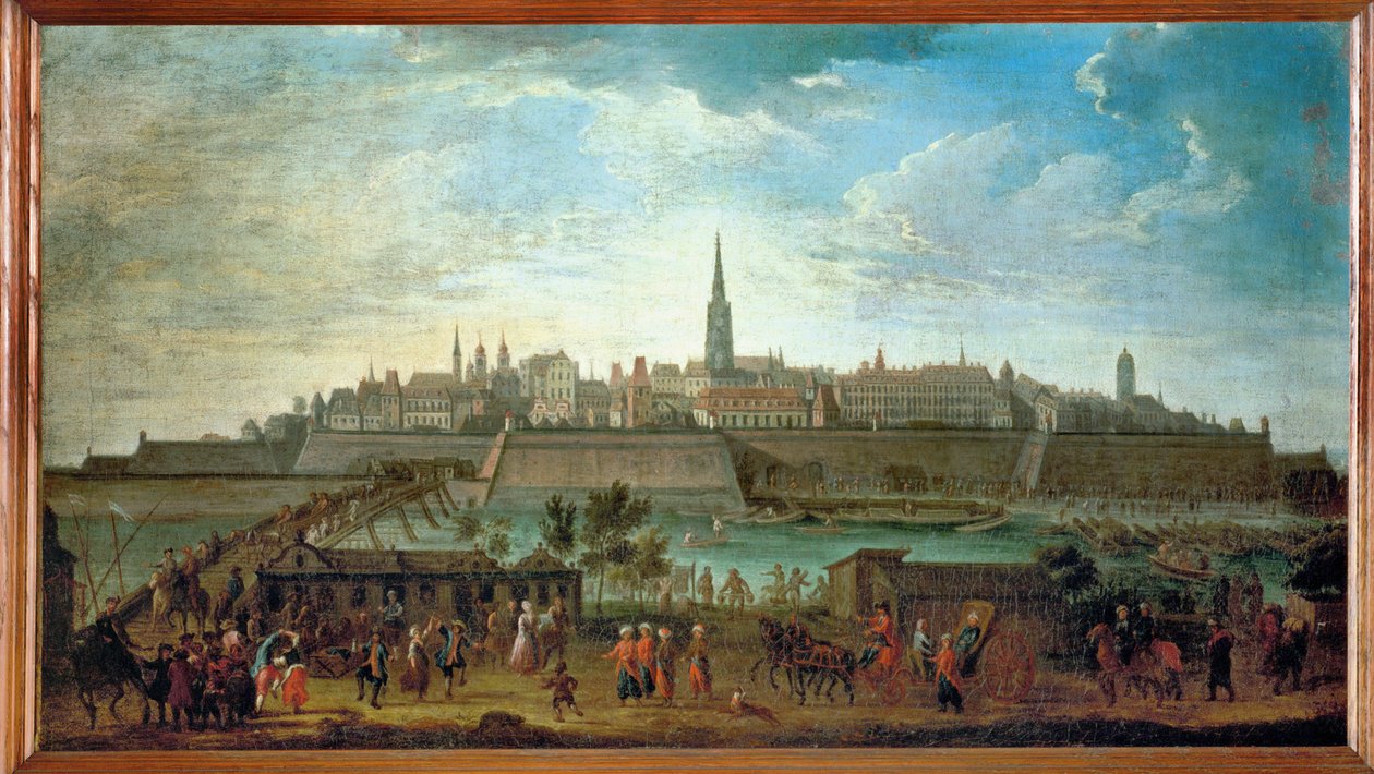 Vienna Seen from the Rotenturm-Gate by Johann Adam Delsenbach