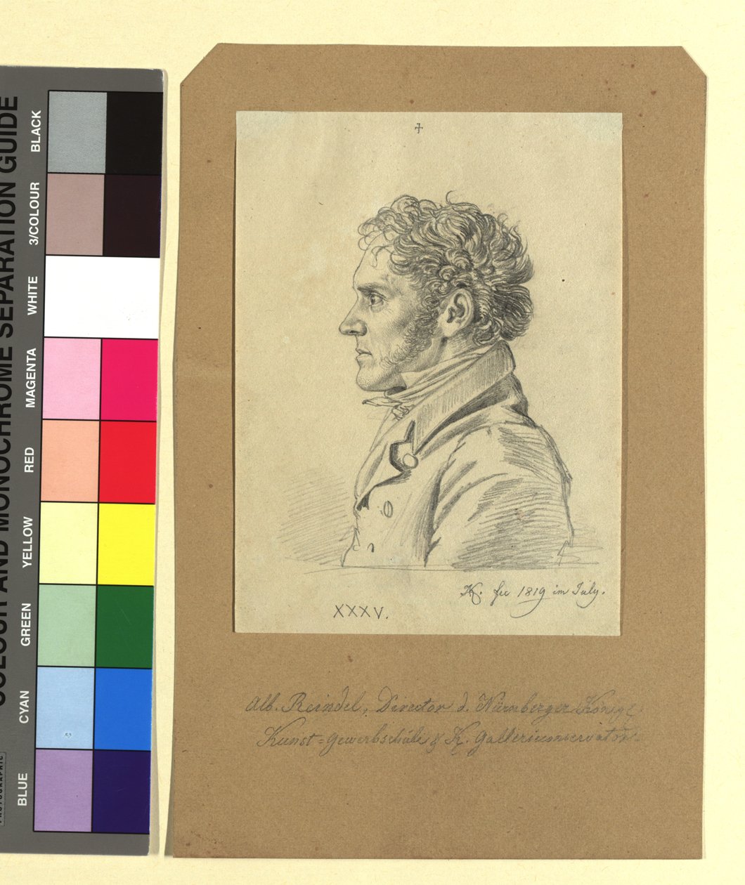 Albert Reindel (1784-1853), Engraver by Johann Adam Klein