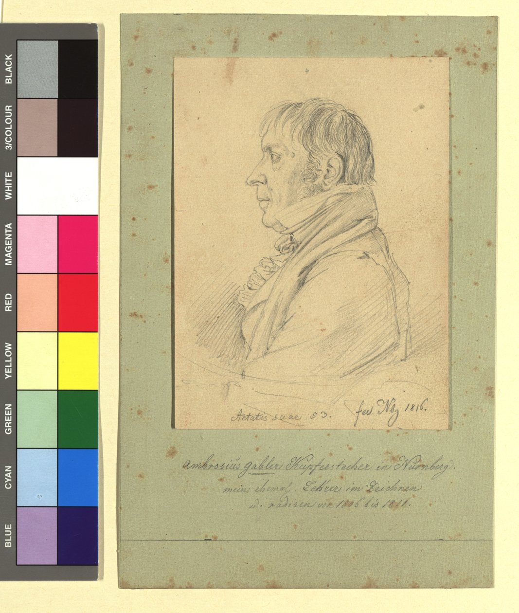 Ambrosius Gabler (1762-1834), Draftsman and Engraver by Johann Adam Klein