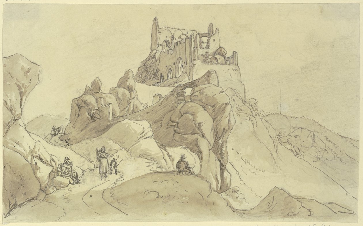 Castle Ruin by Johann Adam Klein