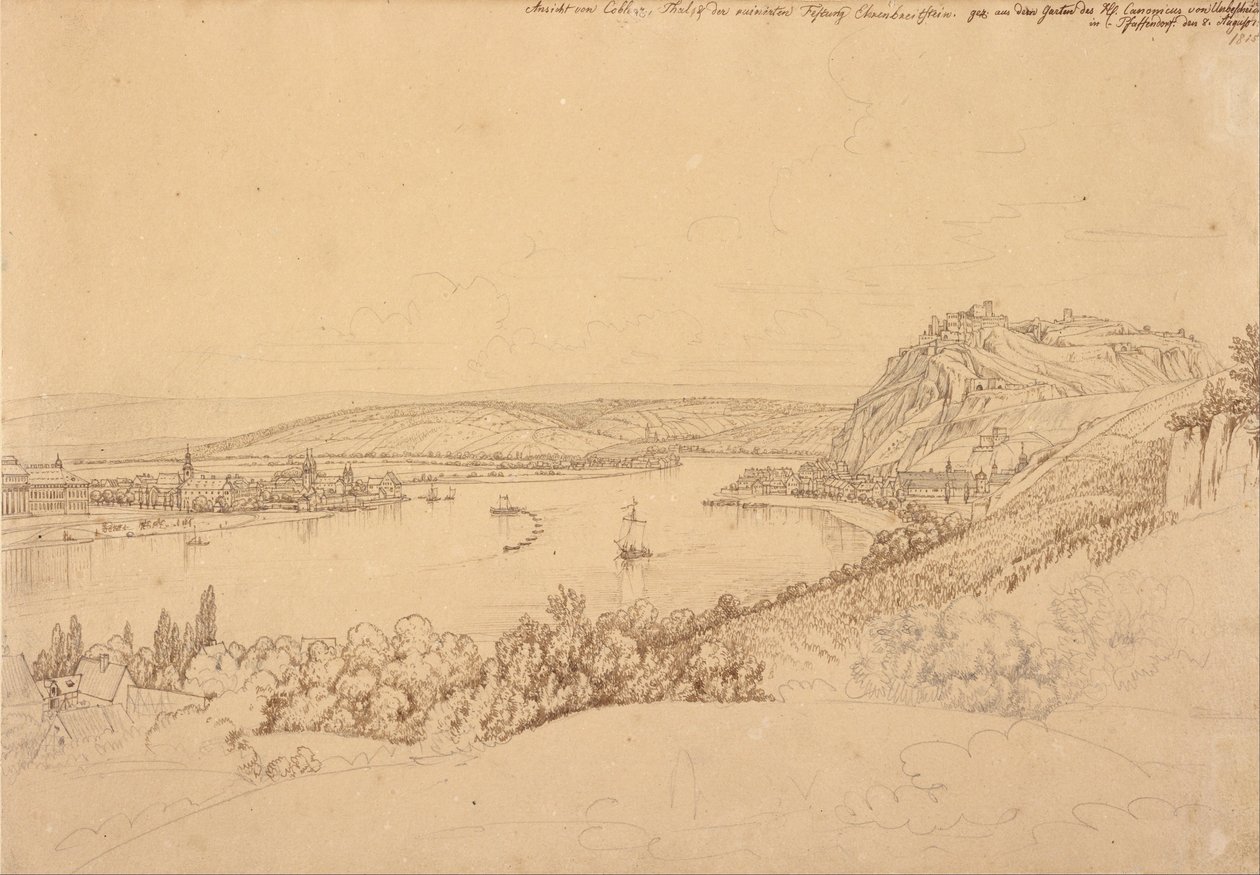 Ehrenbreitstein Fortress by Johann Adam Klein