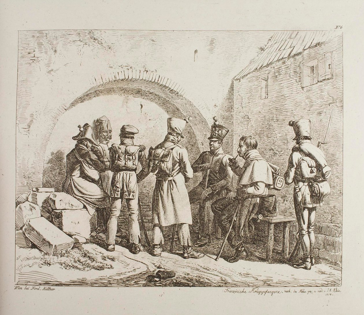 French War Prisoners by Johann Adam Klein