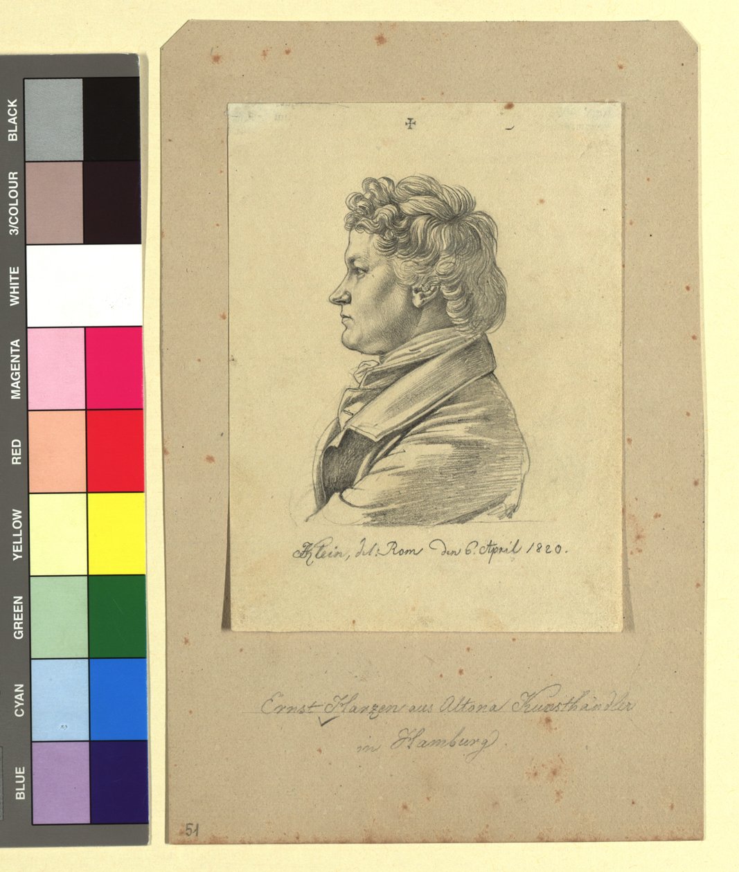Georg Ernst Harzen (Altena 1790-1863), Art Dealer by Johann Adam Klein