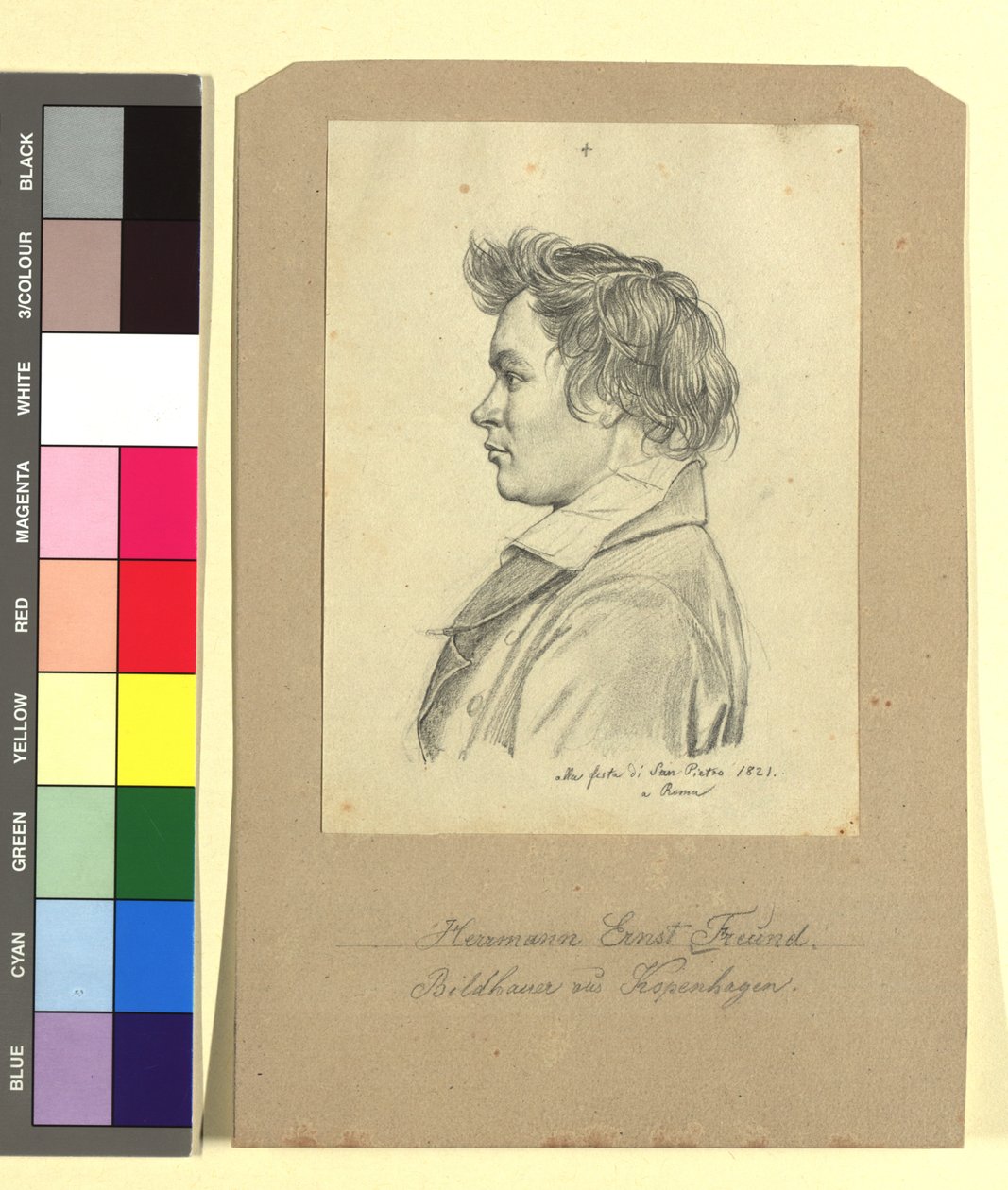 Hermann Ernst Freund (1786-1840), Sculptor by Johann Adam Klein