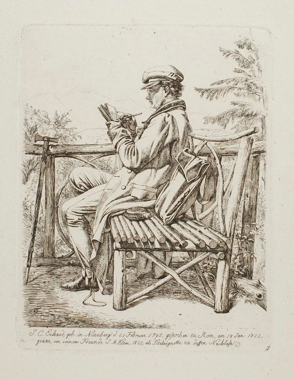 Johann Christoph Erhard by Johann Adam Klein