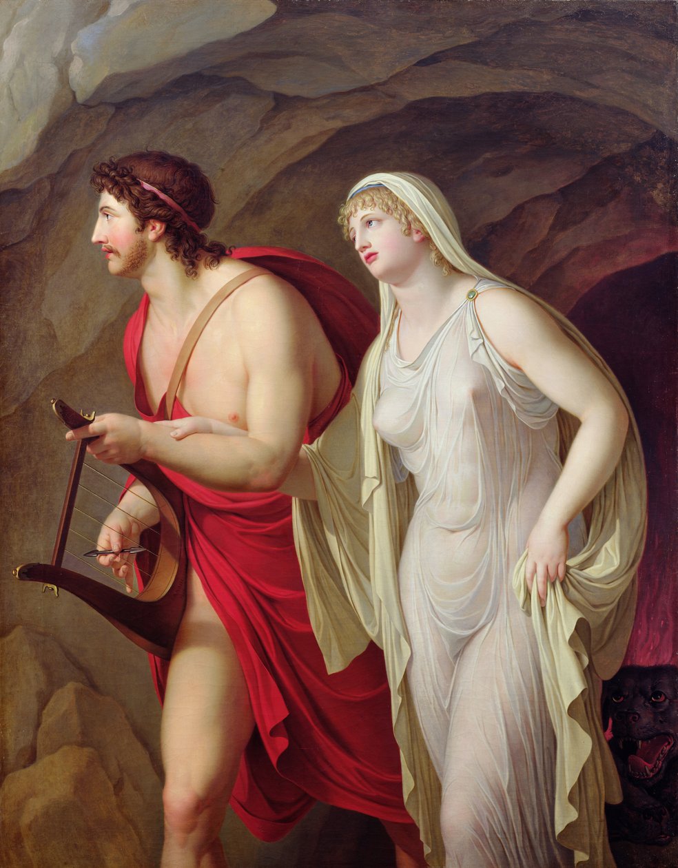 Orpheus and Eurydice by Johann August Nahl the Younger