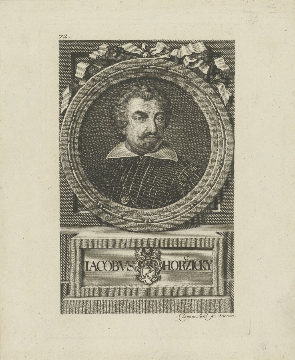 Portrait of Jakub Horcicky z Tepence by Johann Balzer