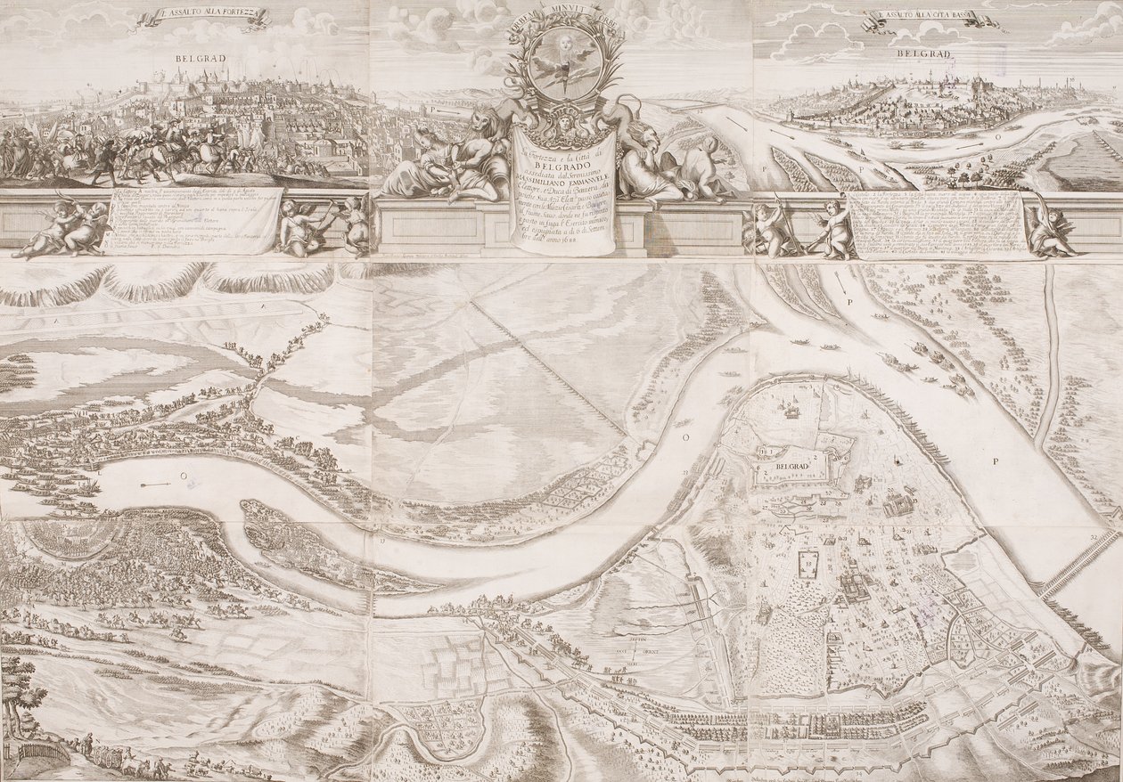 Fortress and City of Belgrade by Johann Baptist Gumpp