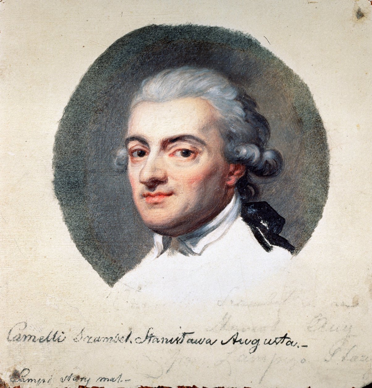 Portrait of Stanislaw II August Poniatowski, King and Grand Duke of the Polish Lithuanian Commonwealth by Johann Baptist I Lampi