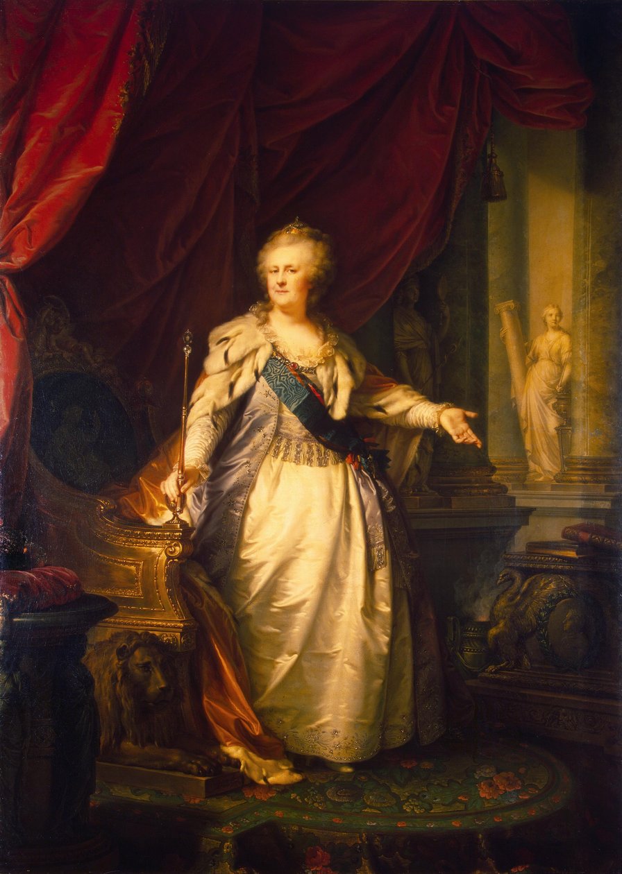 Portrait of Empress Catherine II by Johann Baptist von Lampi the Elder