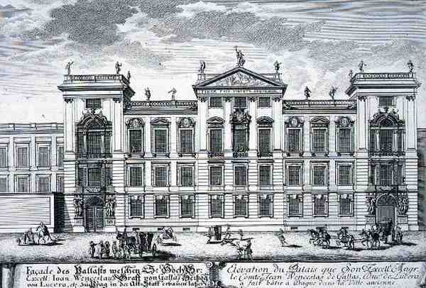 The Palace of Count John Wenceslas, Prague, from 