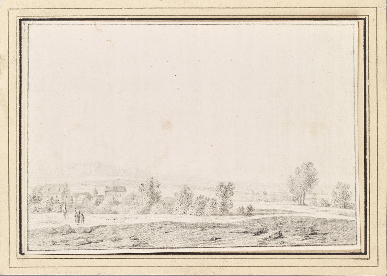 Landscape with Village by Johann Christian Brand