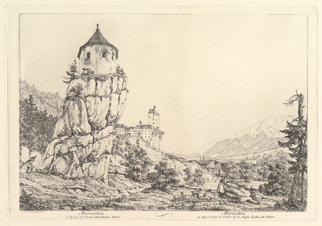 Landscape, Mariastein in Tyrol by Johann Christian Erhard