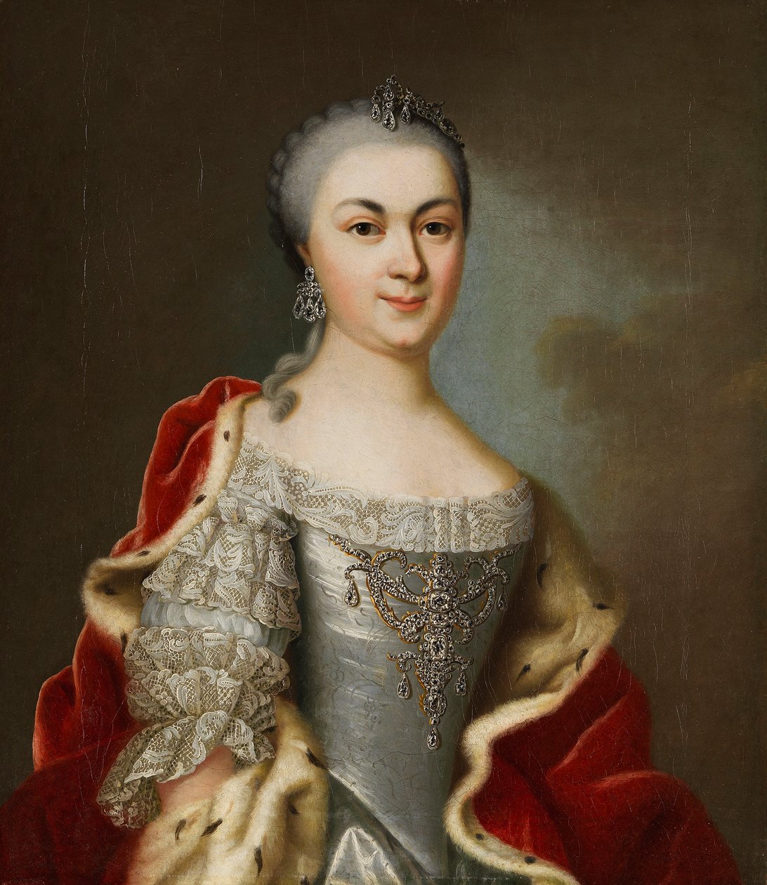 Portrait of Princess Maria Louise Albertine of Hesse-Darmstadt by Johann Christian Fiedler
