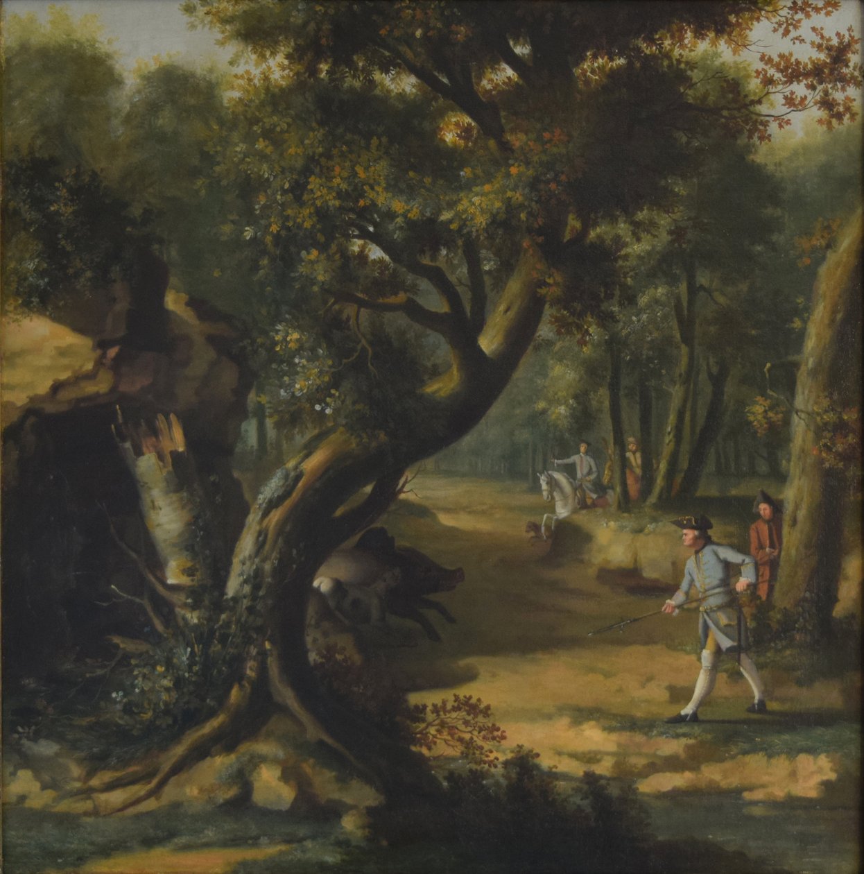 Boar Hunt by Johann Christian Klengel