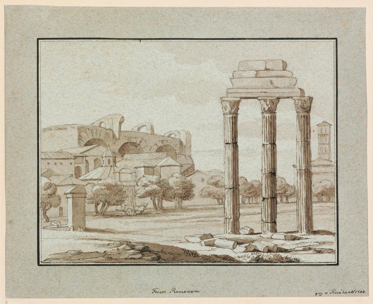 Roman Forum by Johann Christian Reinhart