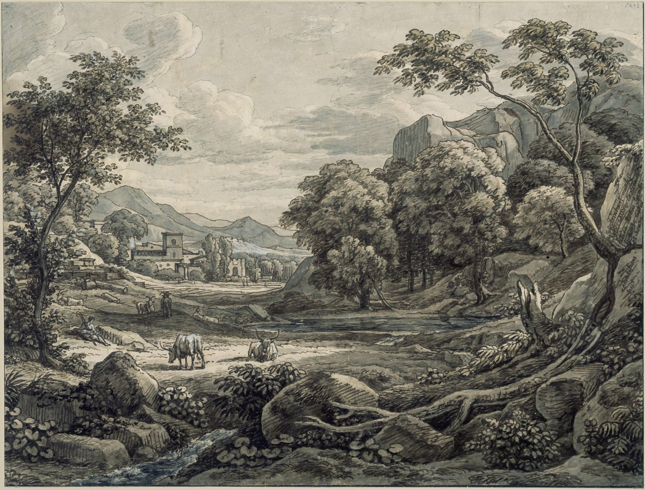 Ideal Landscape by Johann Christian Reinhart