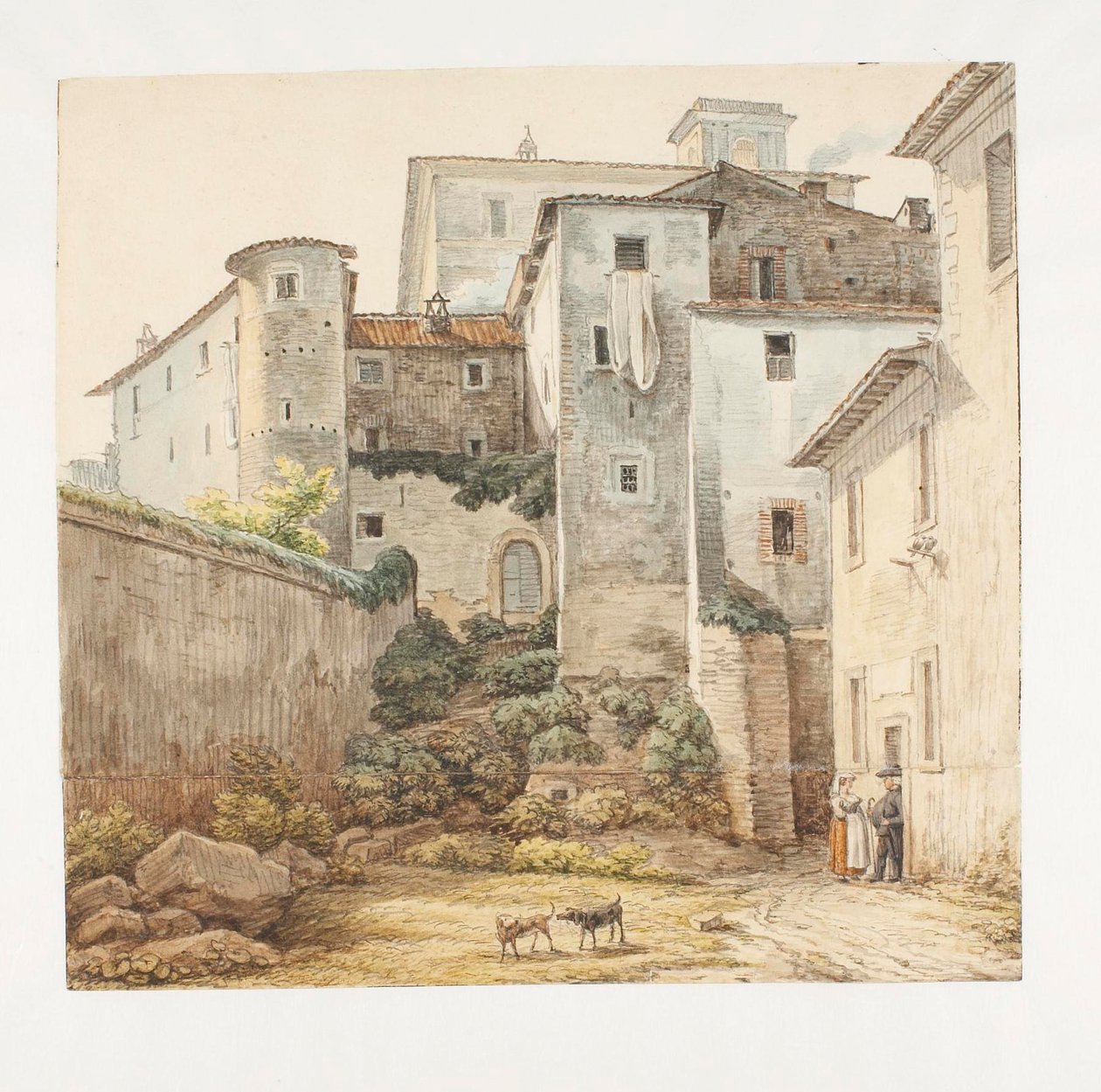 Scene from Monte Rotonda near the Roman Campagna by Johann Christian Reinhart