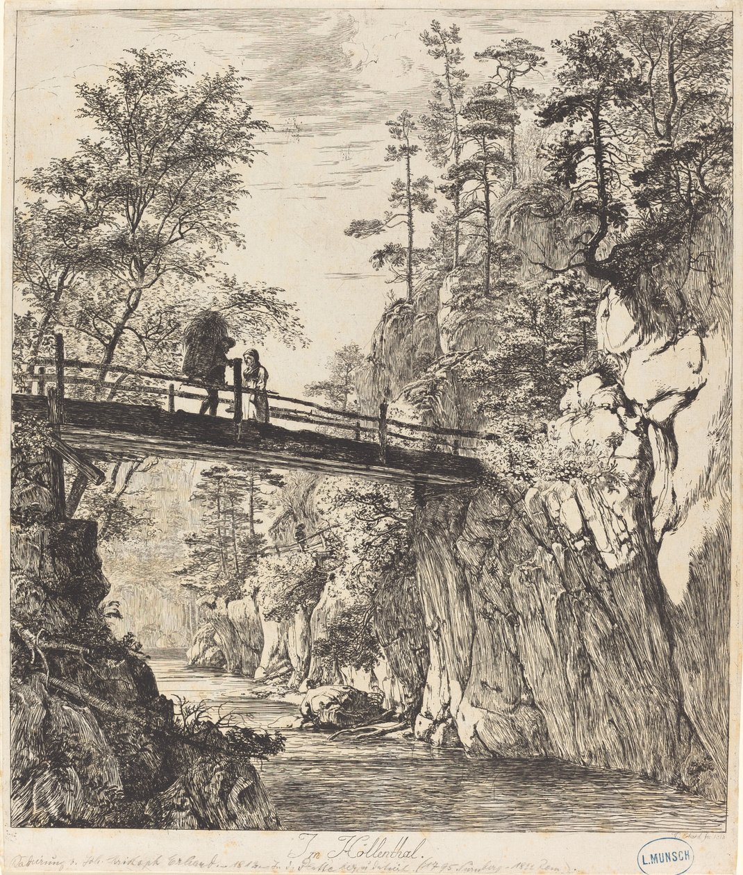 In the Höllen Valley by Johann Christoph Erhard
