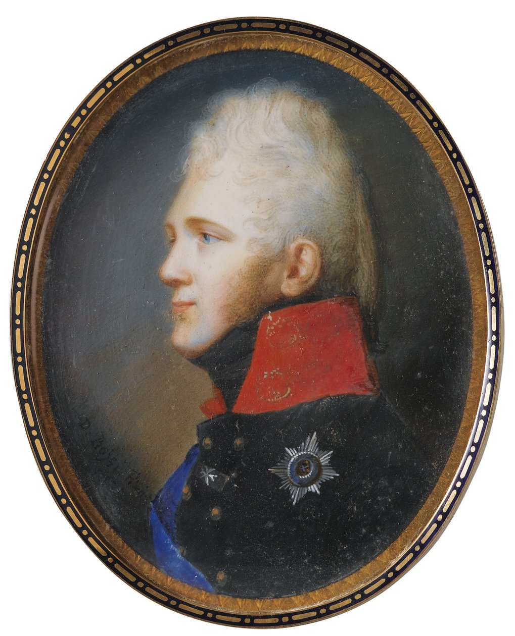 Portrait of Emperor Alexander I, 1805 by Johann Dominik Bossi