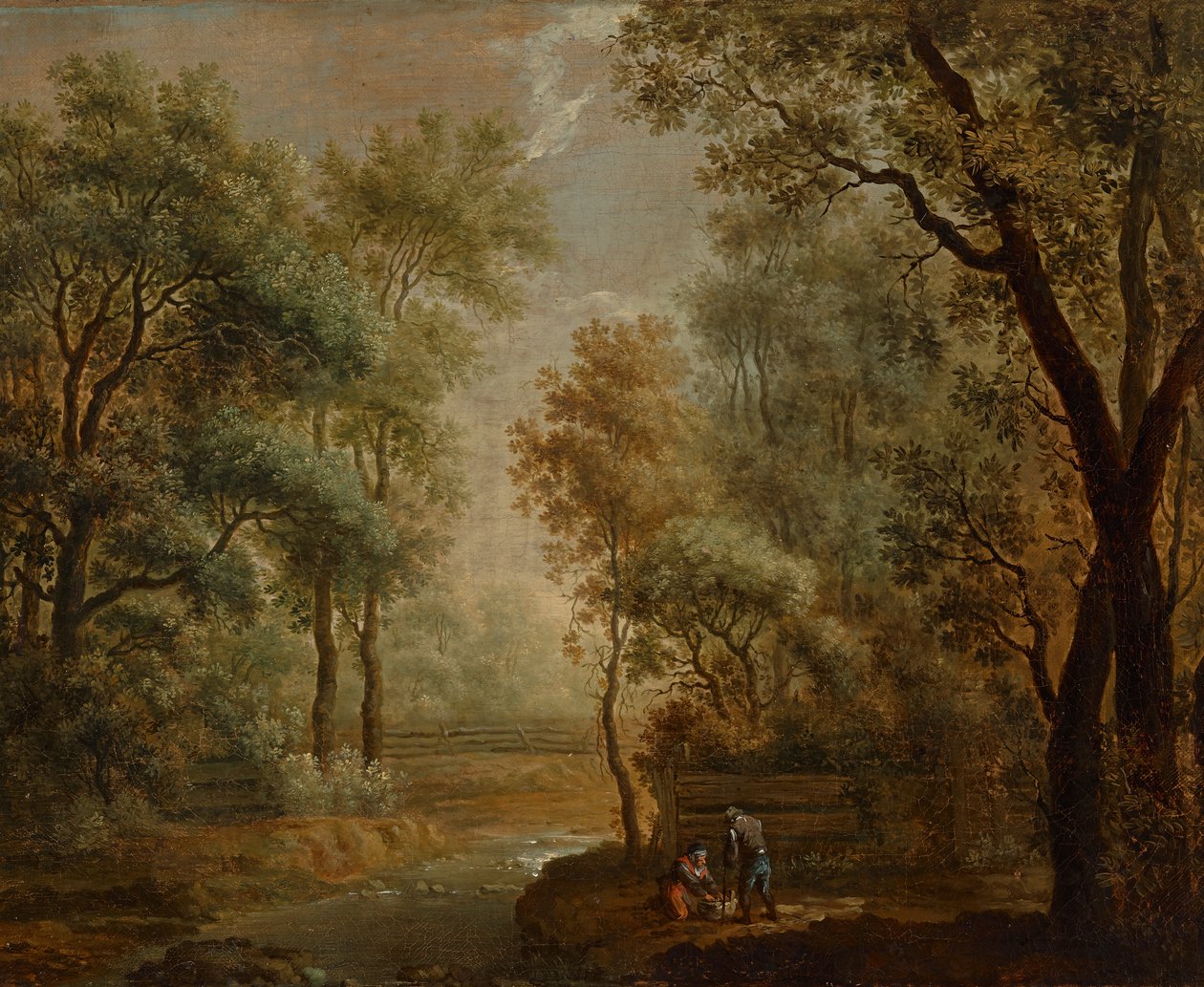 Tree Landscape by Johann Evangelist Dorfmeister