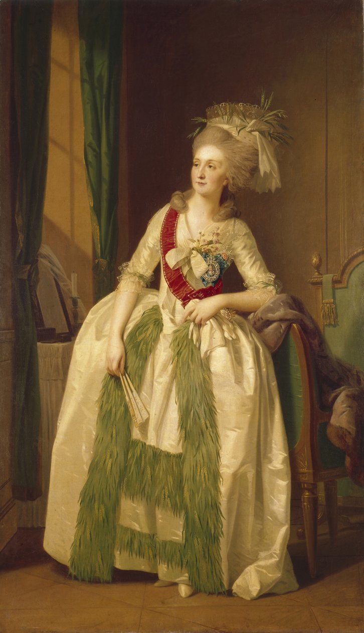 Portrait of Princess Natalya Vladimirovna Saltykova by Johann Friedrich August Tischbein