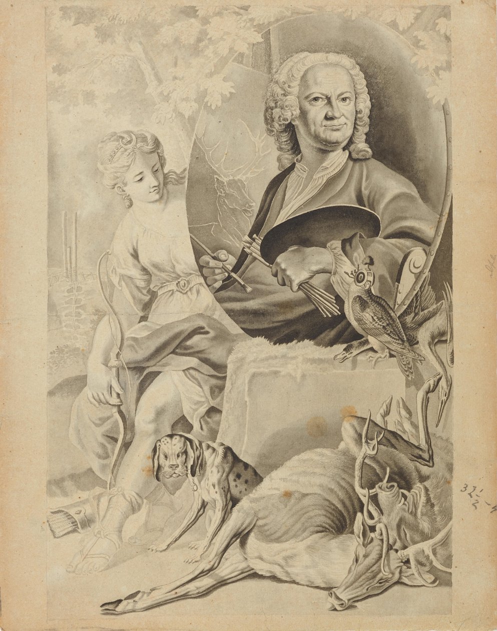 Frontispiece by Johann Georg Bergmuller