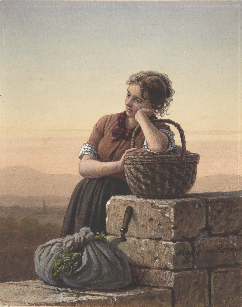 Returning Home, 19th century by Johann Georg Meyer