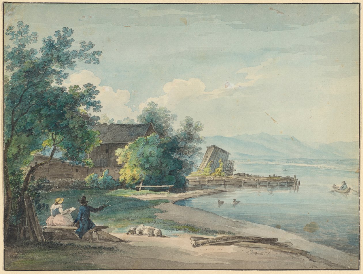 Lake Starnberg by Johann Georg von Dillis