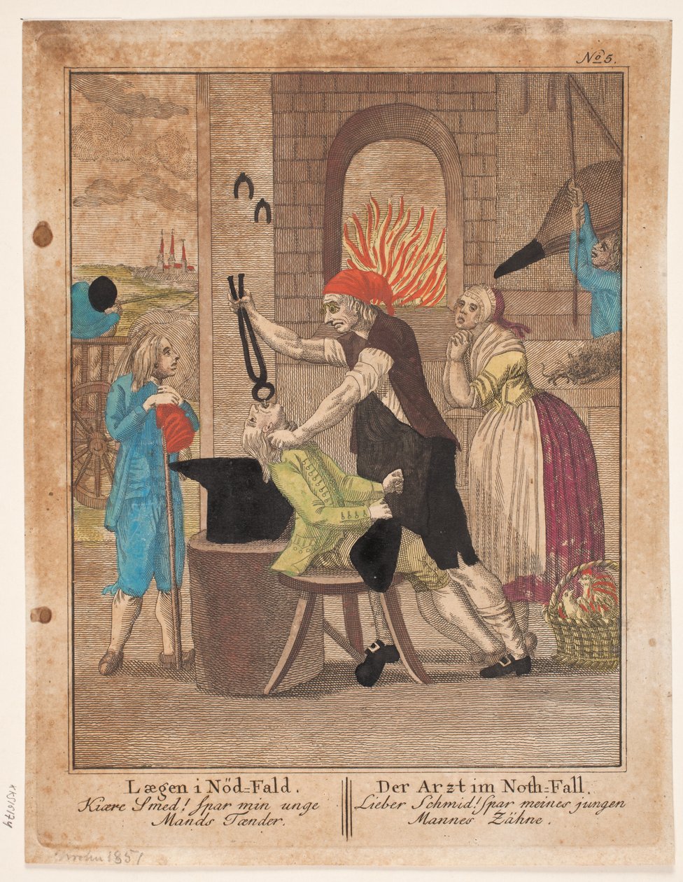 The Doctor in Distress by Johann Gottlieb Friedrich