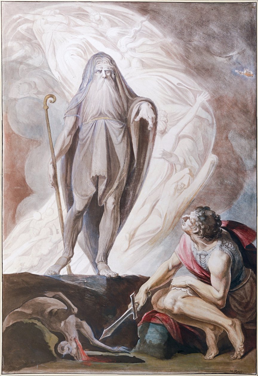 Teiresias Foretells the Future to Odysseus by Johann Heinrich Füssli