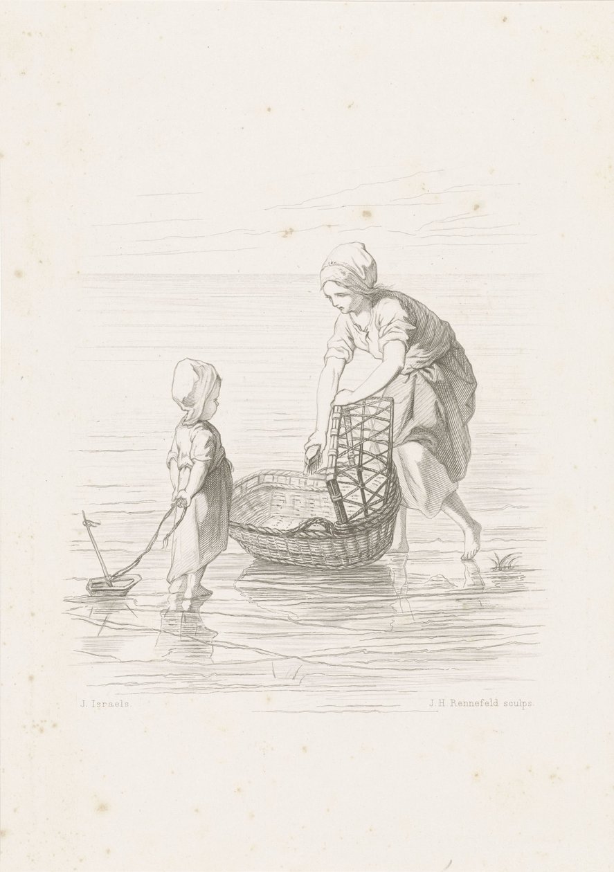 The Cradle by Johann Heinrich Maria Hubert Rennefeld