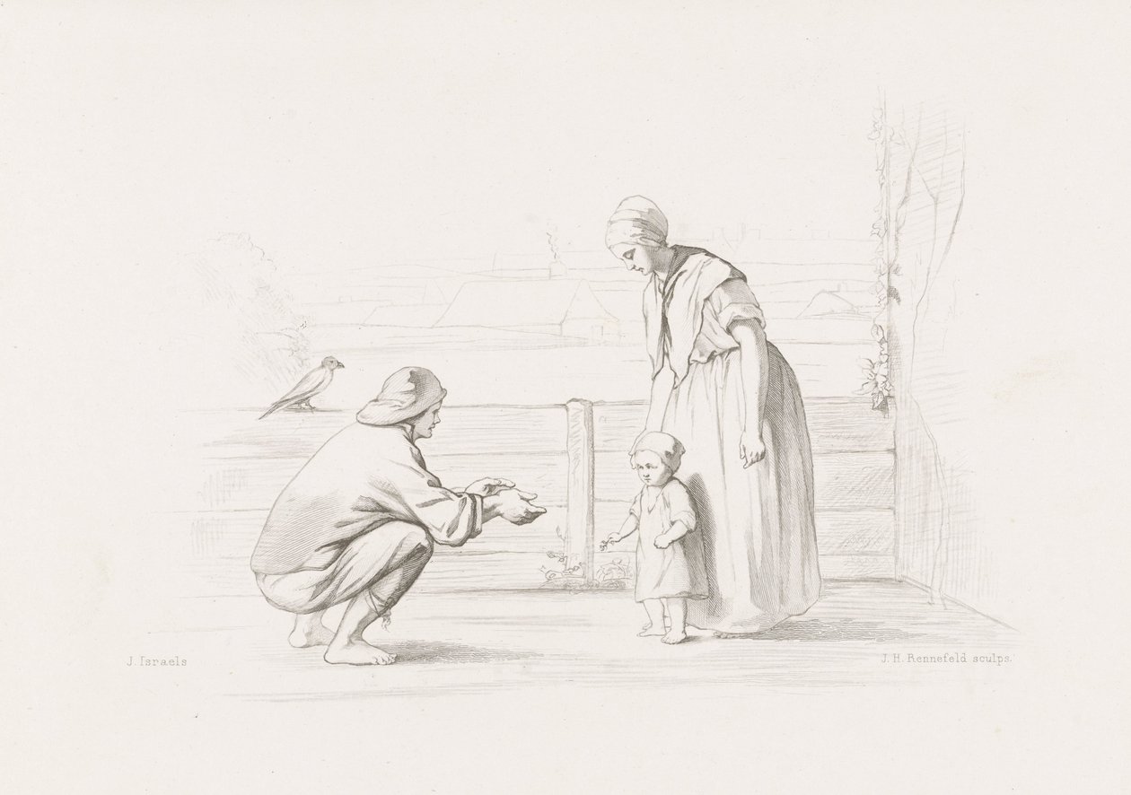 First Steps (The Children of the Sea) by Johann Heinrich Maria Hubert Rennefeld