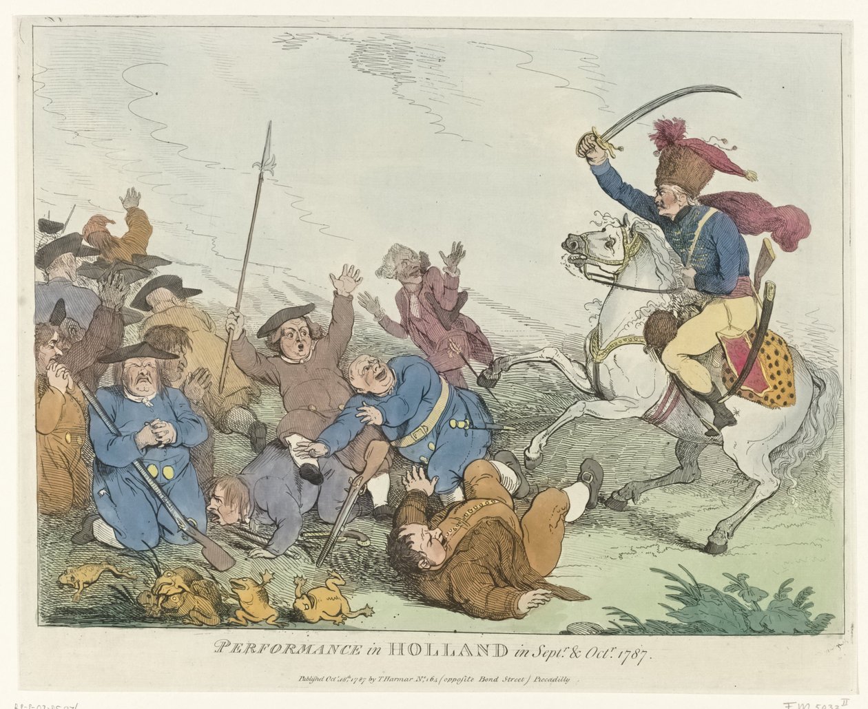 The Performance by Johann Heinrich Ramberg