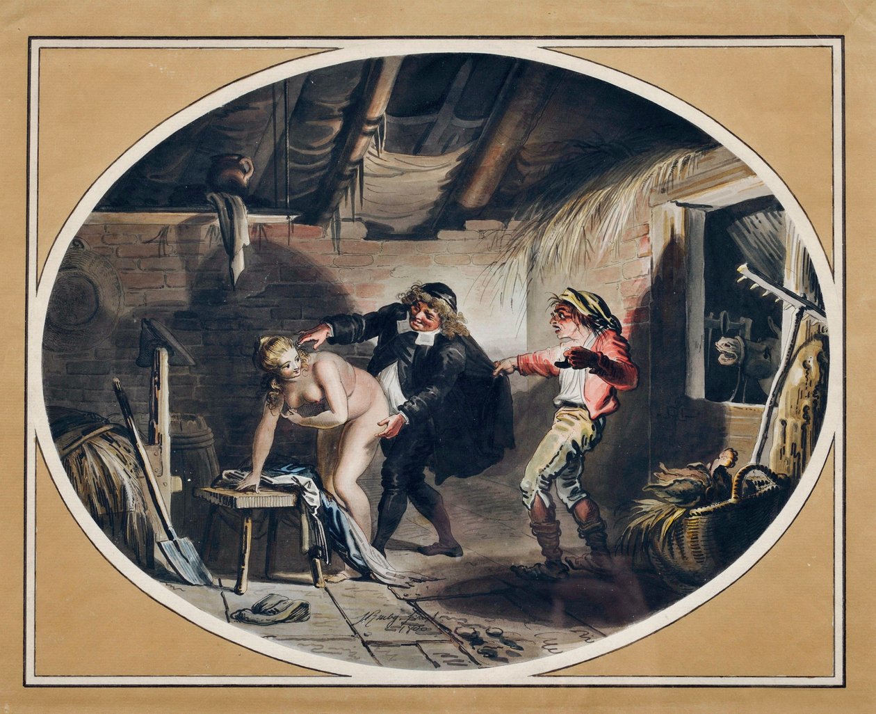 The Mare of Compere Pierre by Johann Heinrich Ramberg